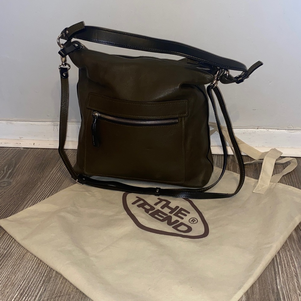 The Trend leather Hobo crossbody  Italian  bag
